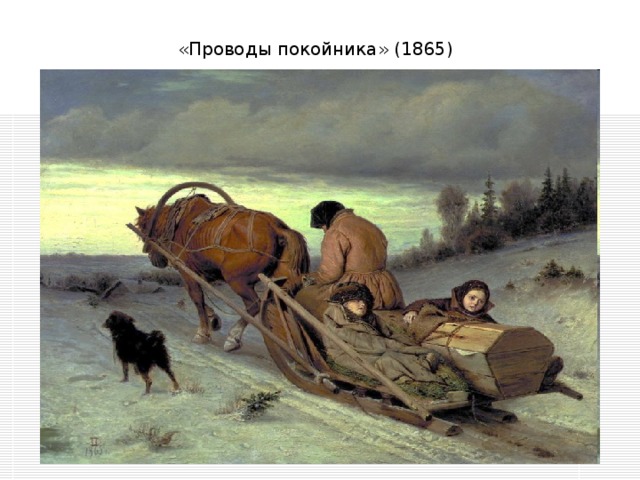 «Проводы покойника» (1865)